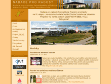 Tablet Screenshot of nadaceproradost.org